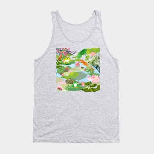 rainforests, frog, tropical frog Tank Top